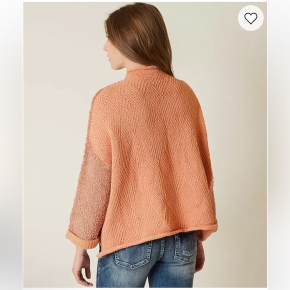 Free People Cuddle Up Pull Over Oversized Ivory Sweater Size S - Picture 12 of 13